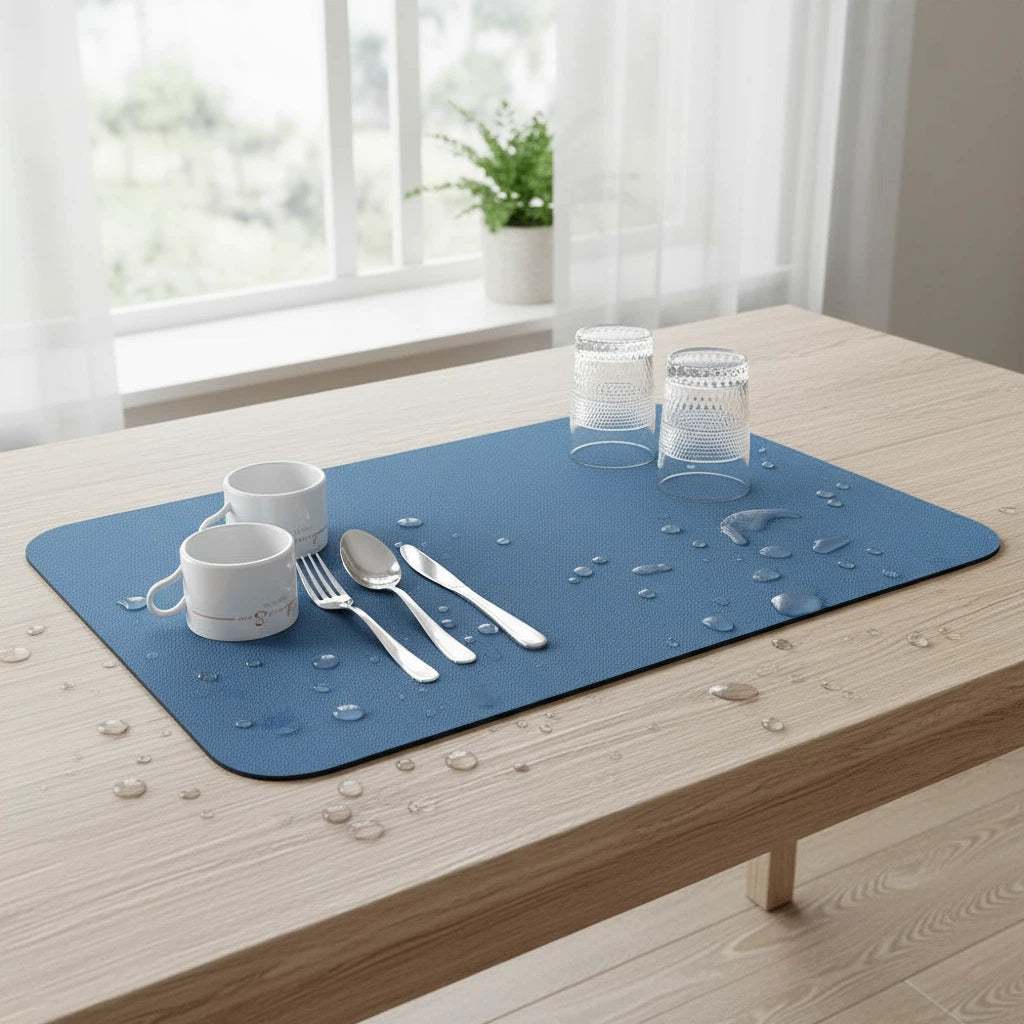 Drying Mat Solid Surface | Kitchen Countertop Use