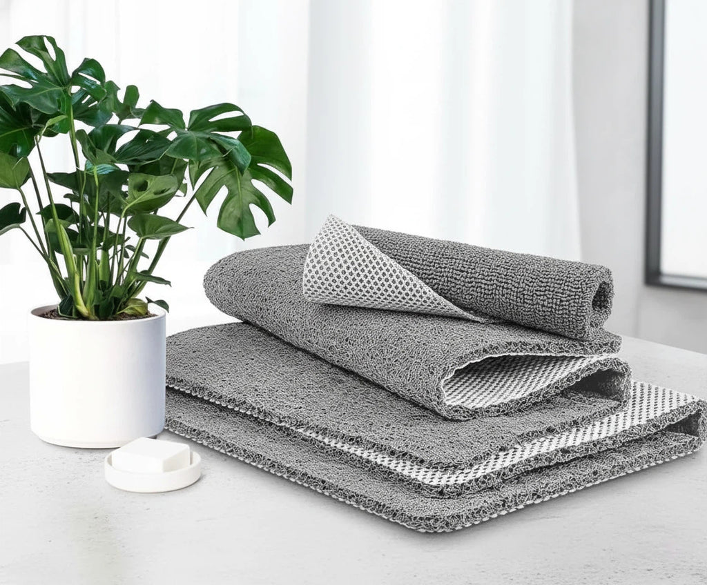 Non-Slip Shower Mat with Antimicrobial Surface | Bathroom Safety