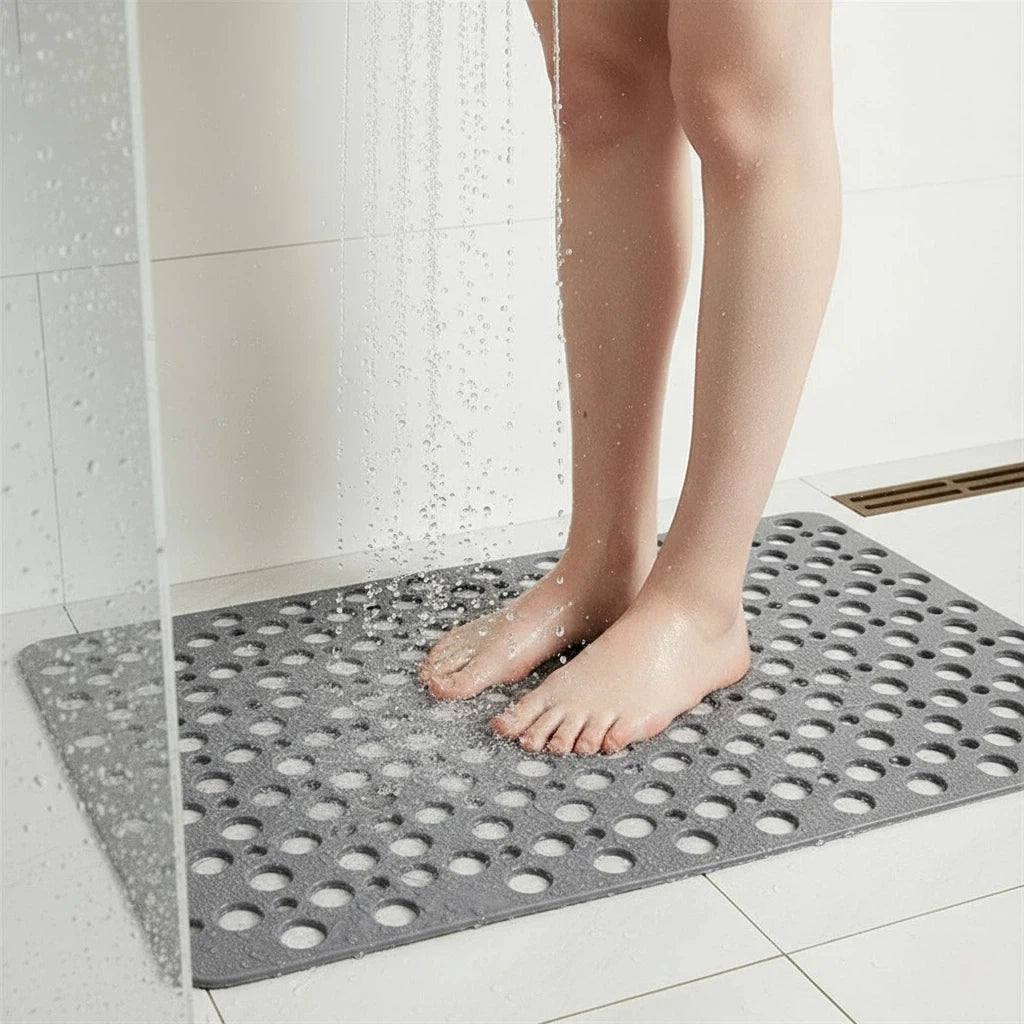 Non Slip Bath Mat with Drainage Holes | Everyday Bathroom Use