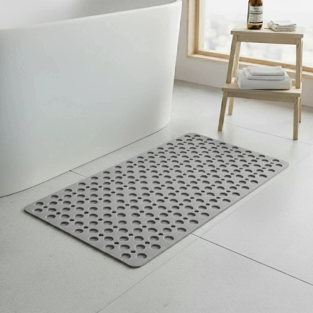 Non Slip Bath Mat with Drainage Holes | Everyday Bathroom Use