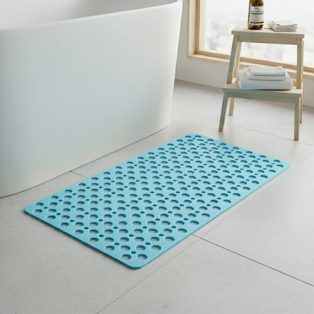 Non Slip Bath Mat with Drainage Holes | Everyday Bathroom Use