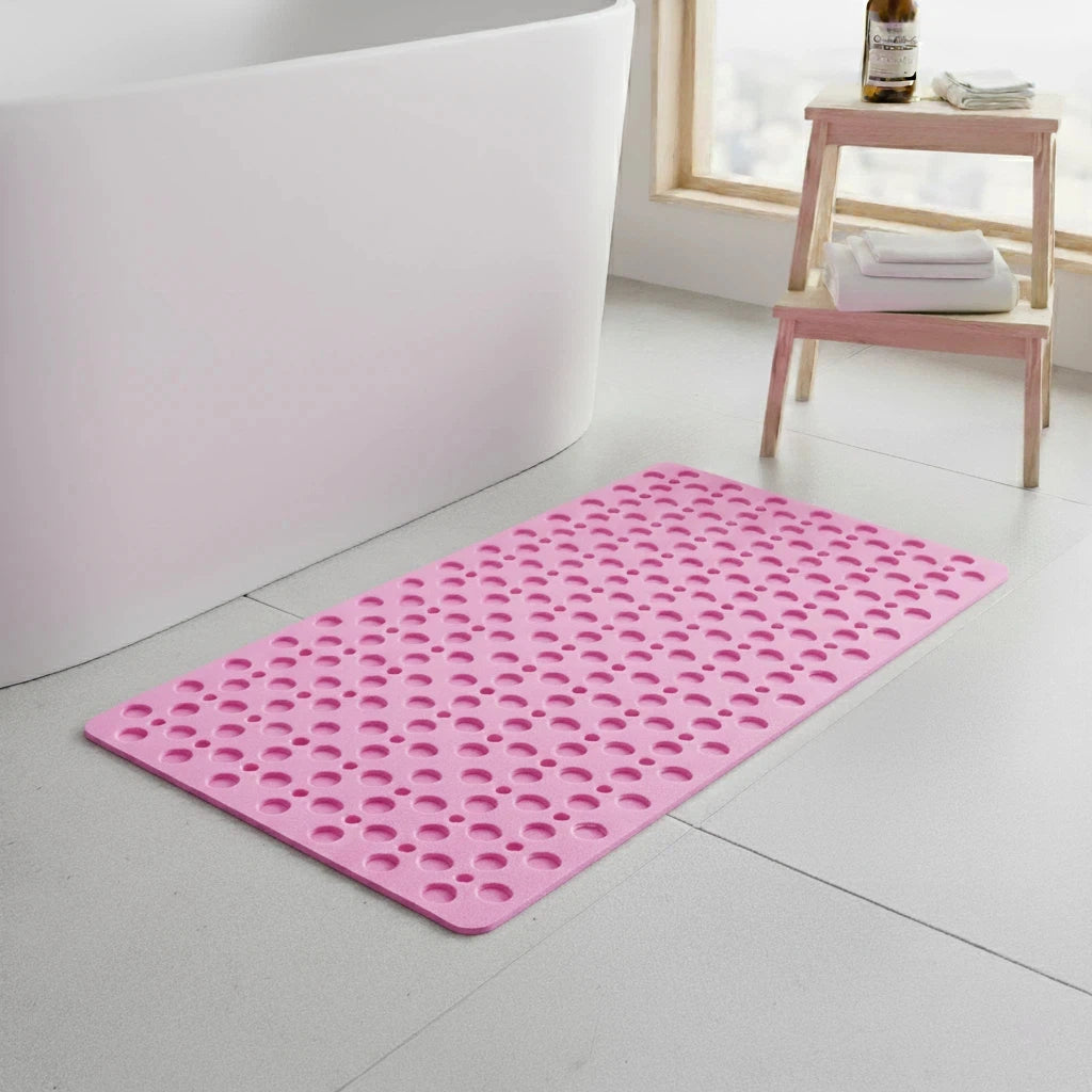 Non Slip Bath Mat with Drainage Holes | Everyday Bathroom Use