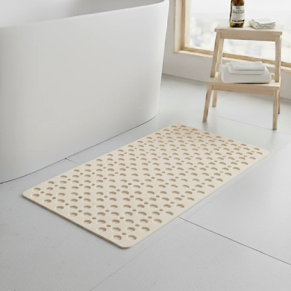 Non Slip Bath Mat with Drainage Holes | Everyday Bathroom Use