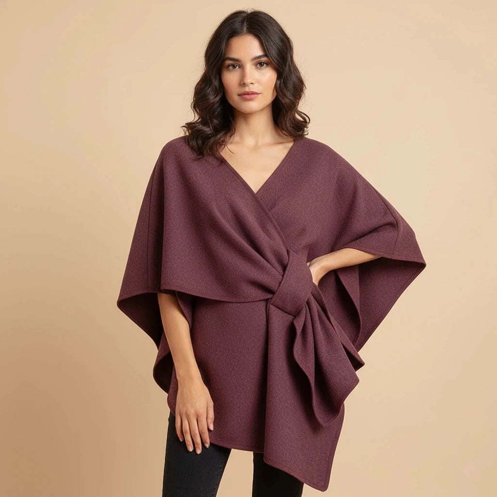 Shawl Coat Women Belted Minimal Design | Everyday Wear