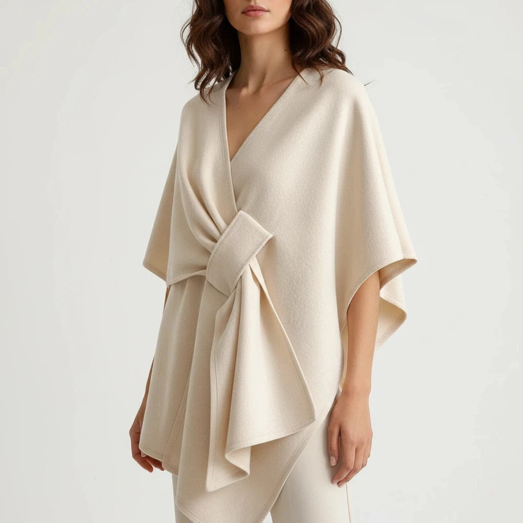 Shawl Coat Women Belted Minimal Design | Everyday Wear