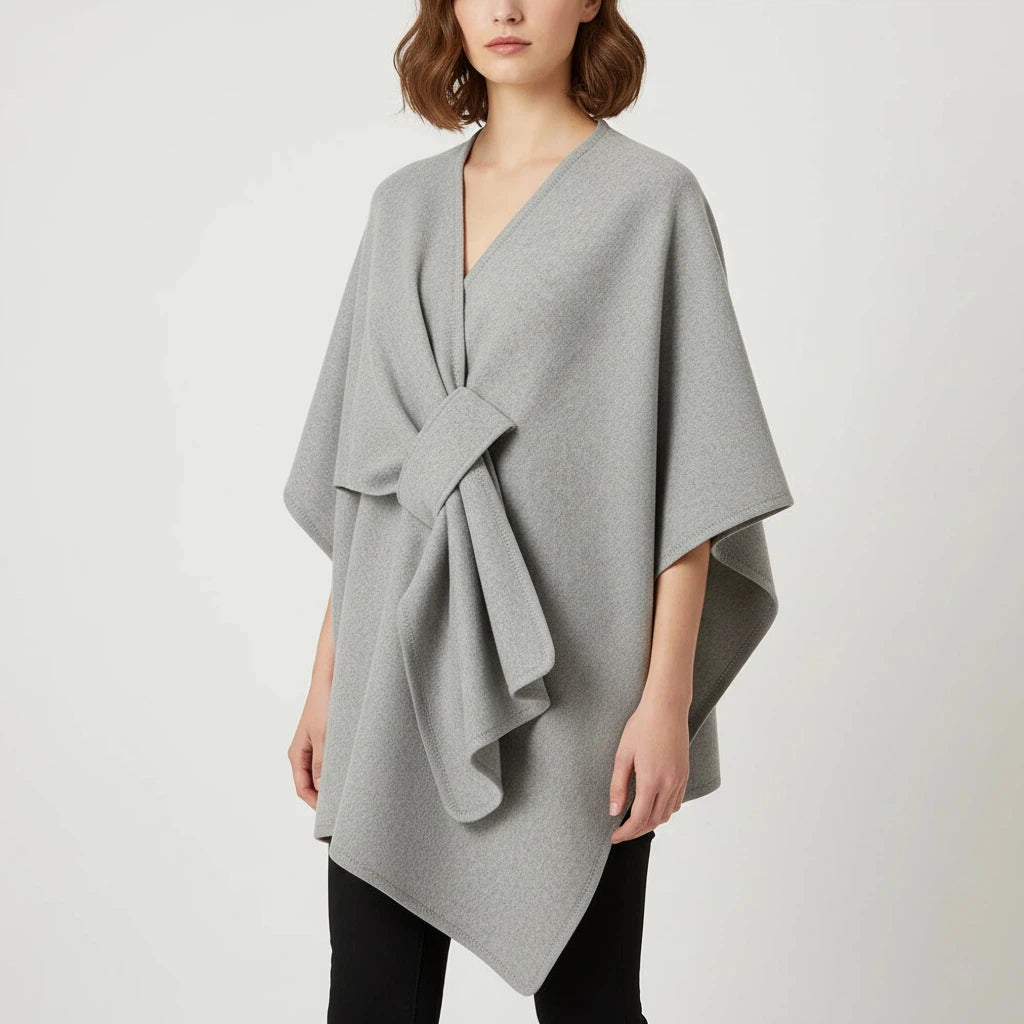 Shawl Coat Women Belted Minimal Design | Everyday Wear